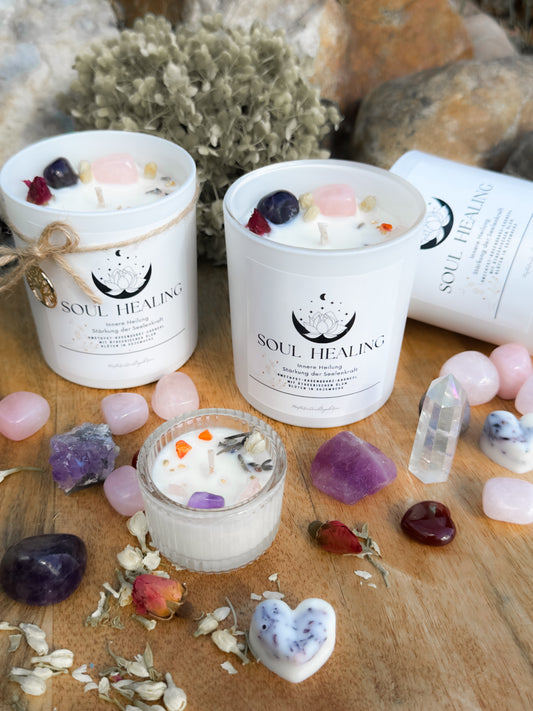 SoulHealing Kerze für Heilung & innere Seelenkraft