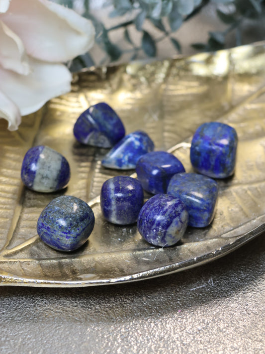 Lapislazuli Handschmeichler |       Trommelstein