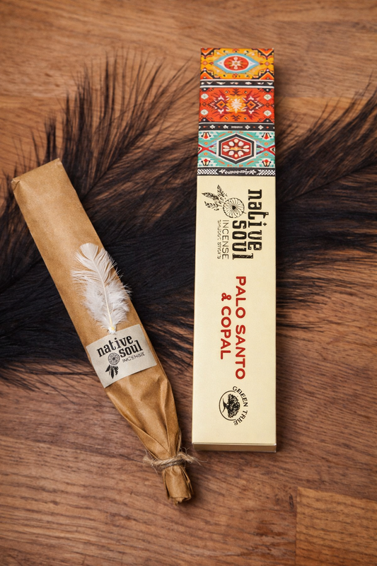 Räucherstäbchen Green Tree Native Soul PALO Santo & Copal