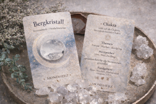 Bergkristall Handschmeichler |           Trommelstein
