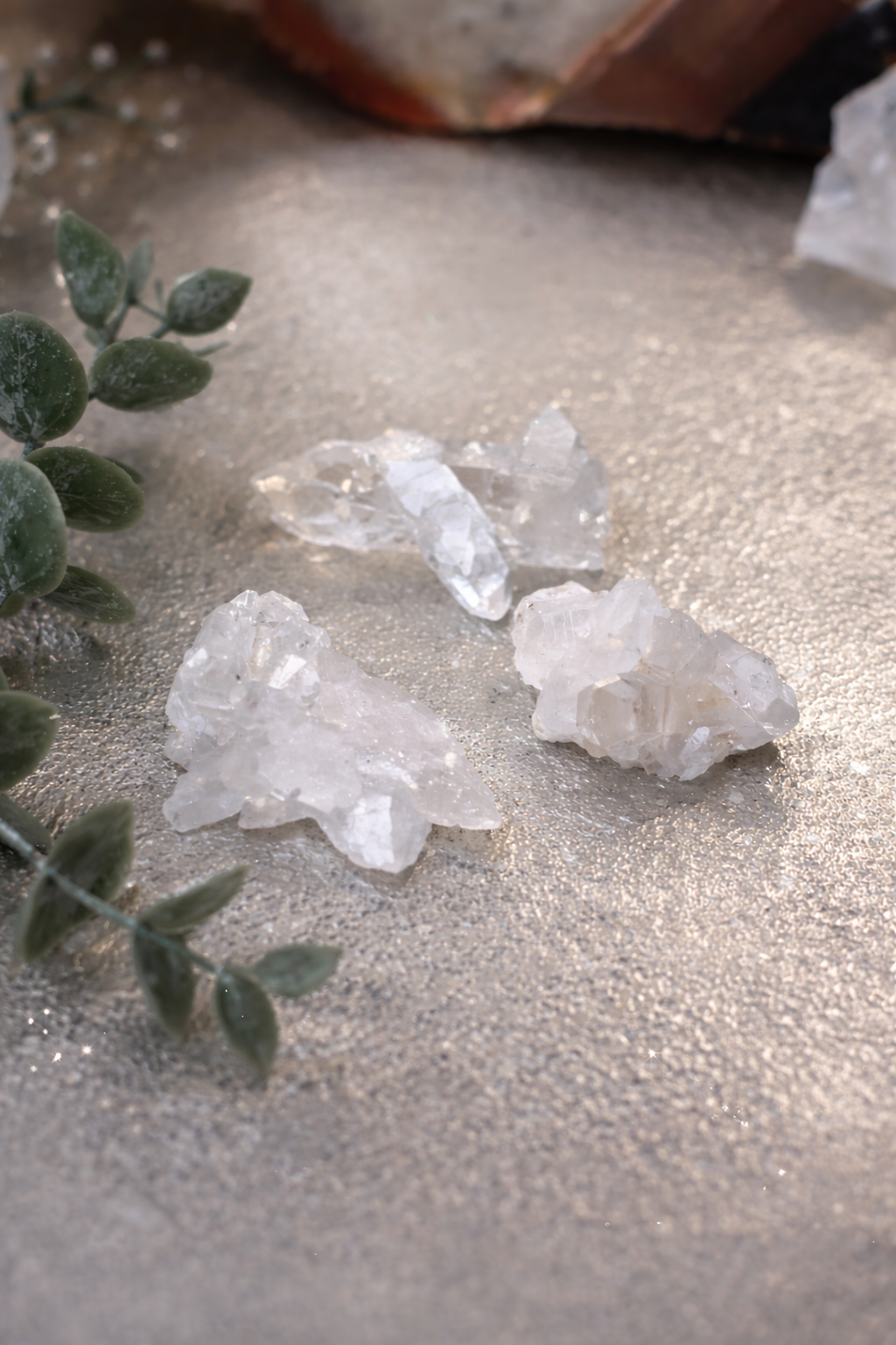 Bergkristall Kristallspitze|           Mini-Cluster