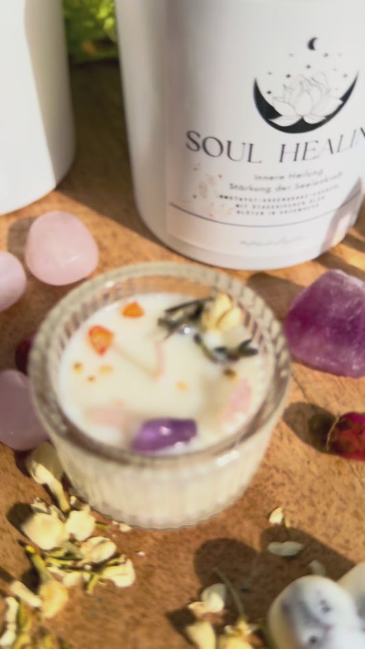 SoulHealing Kerze für Heilung & innere Seelenkraft
